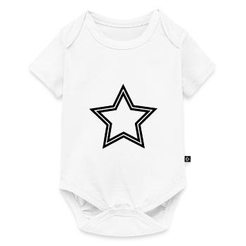 star - Body à manches courtes Premium Bébé - blanc - Devant