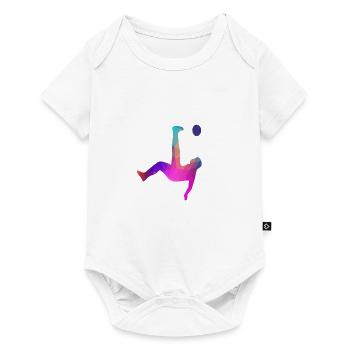 Équipe de football - Body à manches courtes Premium Bébé - blanc - Devant