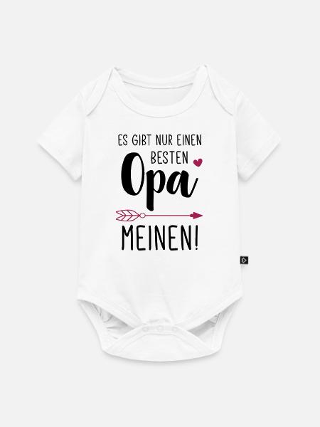 Es gibt nur eine Besten Opa - Meinen! / Bester Opa - Baby Premium Kurzarmbody - Weiß