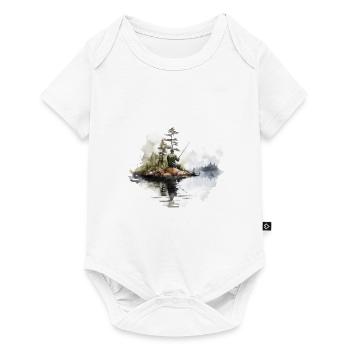 Angel Your Style : découvrez le t-shirt parfait - Body à manches courtes Premium Bébé - blanc - Devant