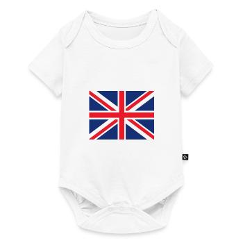 England flag flag - Baby Premium short-sleeve bodysuit - white - Front
