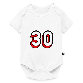 30 YEARS. 30. 30th ANNIVERSARY. 30 YEARS ANNIVERSARY - Baby Premium short-sleeve bodysuit - white - Front