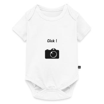 Camera Photo Click - Baby Premium short-sleeve bodysuit - white - Front