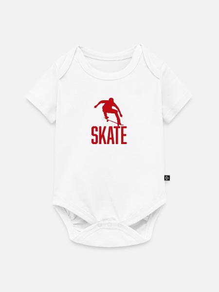 Skate - Baby Premium Kurzarmbody - Weiß