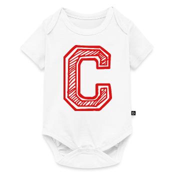 Letter C - Baby Premium short-sleeve bodysuit - white - Front