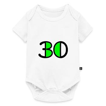 30. 30 YEARS. 30TH ANNIVERSARY. 30 YEARS ANNIVERSARY - Baby Premium short-sleeve bodysuit - white - Front