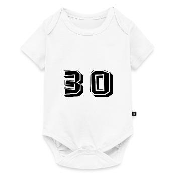30 YEARS. 30th ANNIVERSARY. ANNIVERSARY 30 YEARS. 30 - Baby Premium short-sleeve bodysuit - white - Front