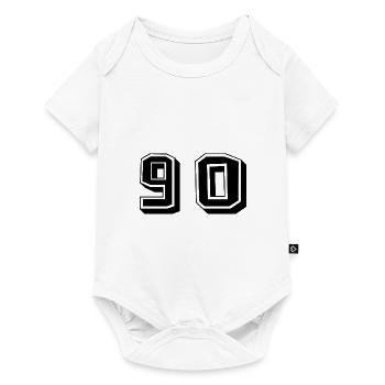 90 YEARS. 90th ANNIVERSARY. ANNIVERSARY 90 YEARS. 90 - Baby Premium short-sleeve bodysuit - white - Front