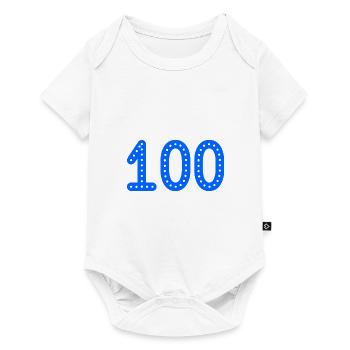 100 YEARS. 100th ANNIVERSARY. ANNIVERSARY 100 YEARS. - Baby Premium short-sleeve bodysuit - white - Front