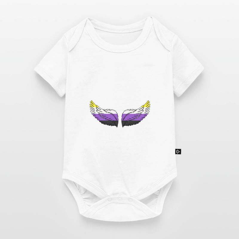 Wing Nonbinary Non-Binary Gender Nonbinary Baby Premium short-sleeve bodysuit