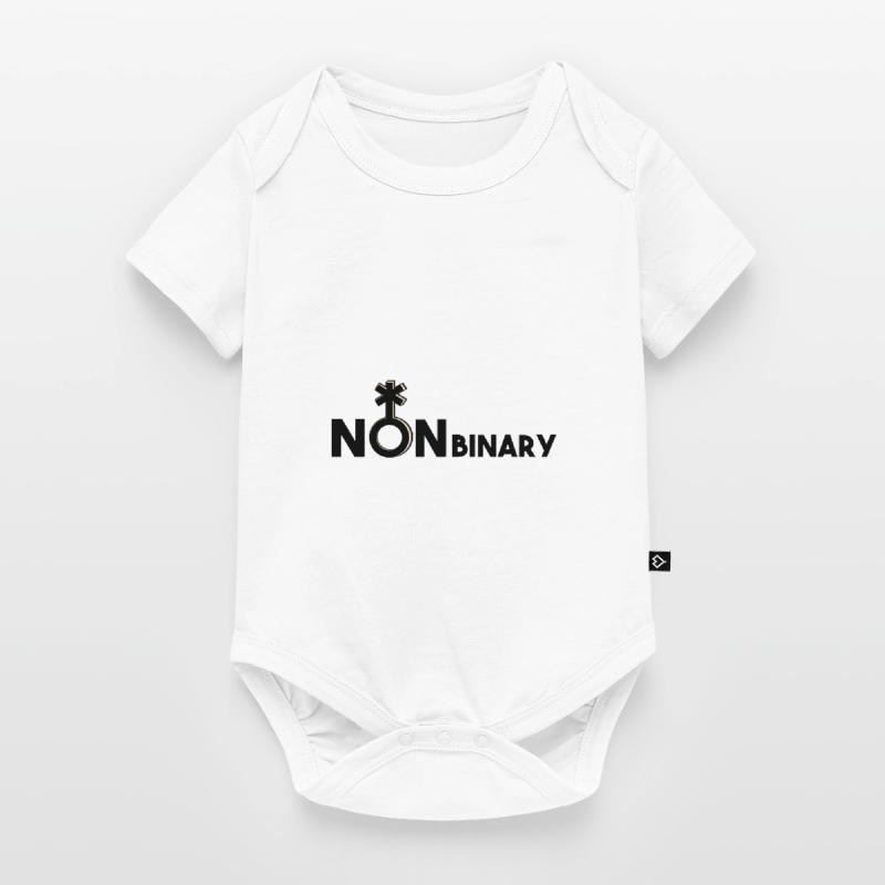 Nonbinary nonbinary nonbinary symbol multi-driving Baby Premium short-sleeve bodysuit