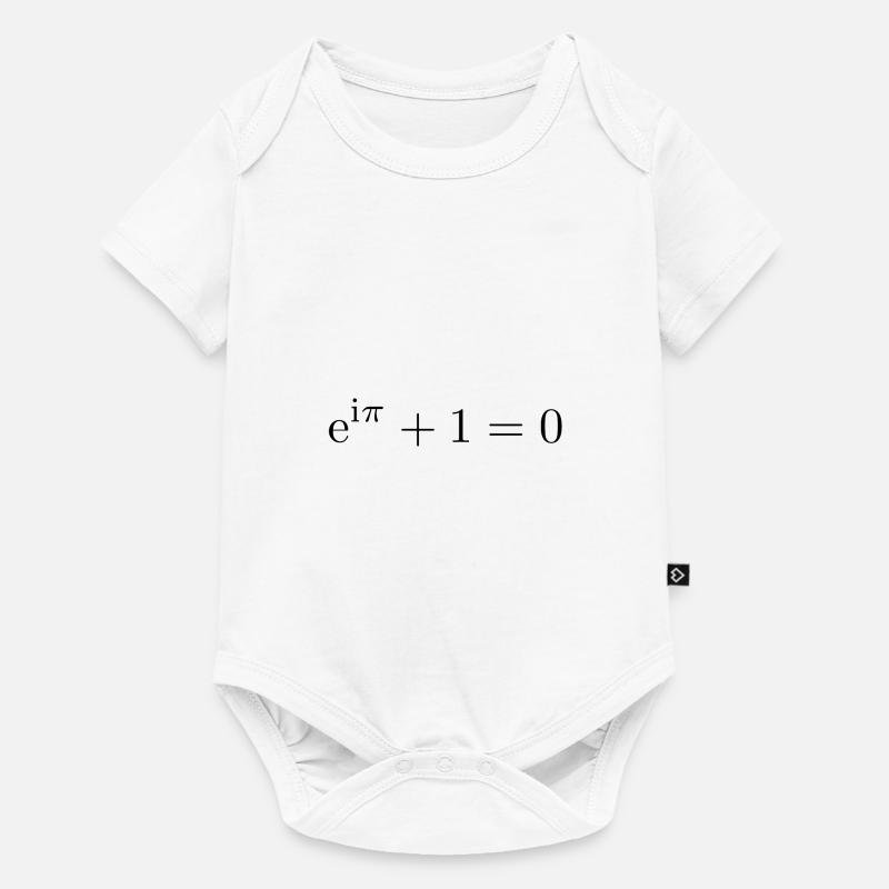 Identité d'Euler (lettres romaines) - Body à manches courtes Premium Bébé - blanc