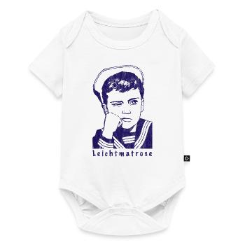 Leichtmatrose | Matrose - Baby Premium Kurzarmbody - Weiß - Vorne