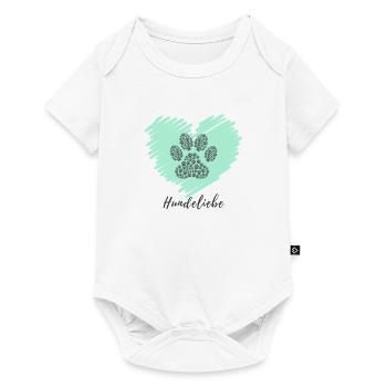 Dog love - Baby Premium short-sleeve bodysuit - white - Front