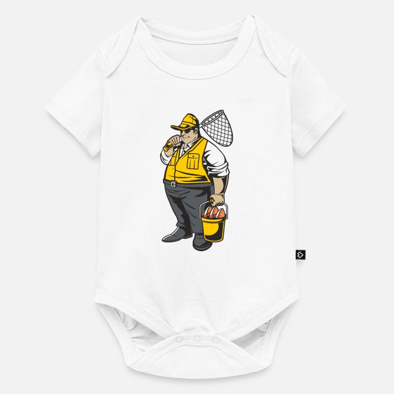 Gros pêcheur - Body à manches courtes Premium Bébé - blanc