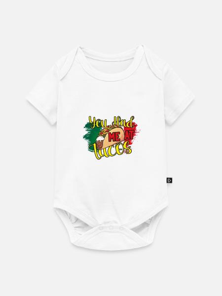 Tacos - Baby Premium Kurzarmbody - Weiß