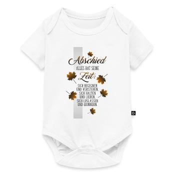 Abschied - Baby Premium Kurzarmbody - Weiß - Vorne