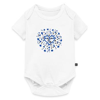 maman je t aime - Body à manches courtes Premium Bébé - blanc - Devant