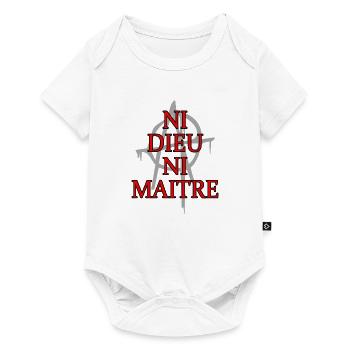 anarchie - Baby Premium short-sleeve bodysuit - white - Front