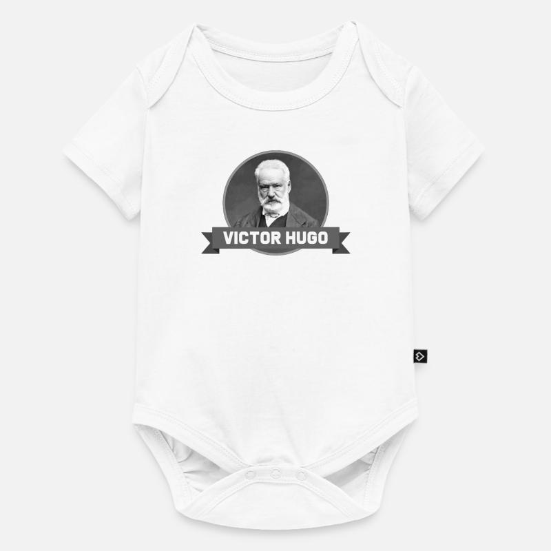 Victor Hugo - Body à manches courtes Premium Bébé - blanc