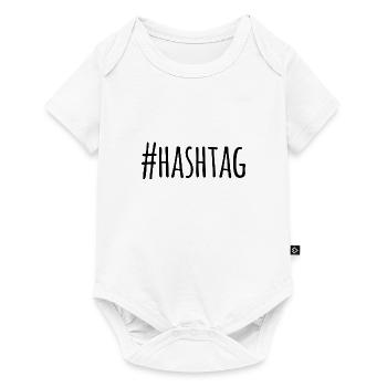 hashtag - Body à manches courtes Premium Bébé - blanc - Devant