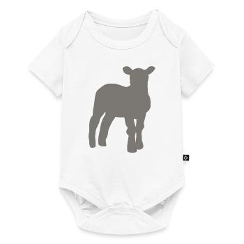 lamb - Baby Premium short-sleeve bodysuit - white - Front