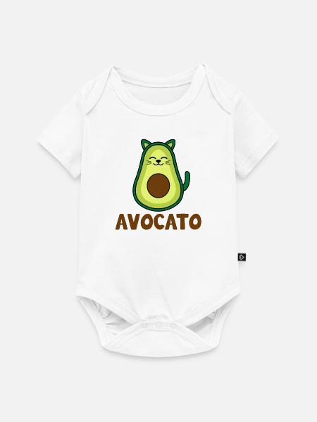 AVOCATO - Baby Premium Kurzarmbody - Weiß