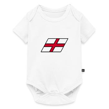 English flag - Baby Premium short-sleeve bodysuit - white - Front