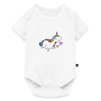 Thick Sweet Unicorn - Baby Premium short-sleeve bodysuit - white - Front