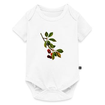 Cherry branch - Baby Premium short-sleeve bodysuit - white - Front