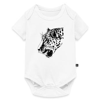 leopard - Baby Premium short-sleeve bodysuit - white - Front