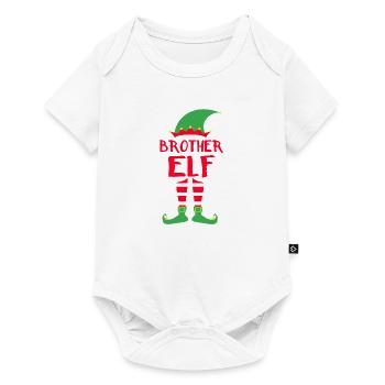 Brother Elf - Christmas Family Gift Xmas - Baby Premium short-sleeve bodysuit - white - Front