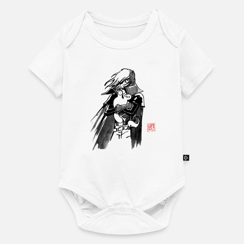albator und simons katze - Baby Premium Kurzarmbody - Weiß