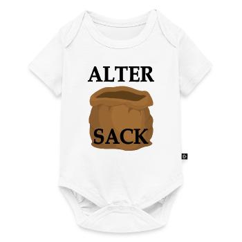 Alter Sack - Version 1 - Happy Birthday - Baby Premium Kurzarmbody - Weiß - Vorne