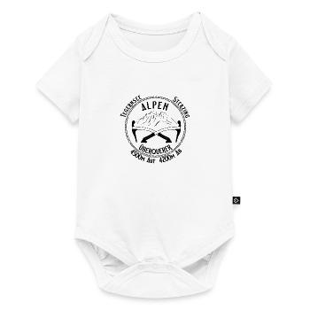Alpenüberquerer - Baby Premium Kurzarmbody - Weiß - Vorne
