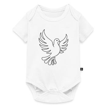 Simple pigeon design - Baby Premium short-sleeve bodysuit - white - Front
