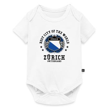 Zurich - Baby Premium short-sleeve bodysuit - white - Front