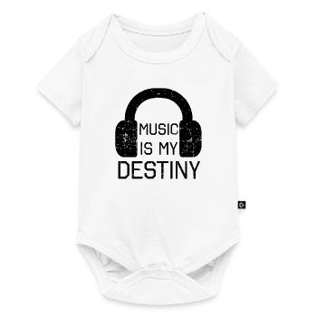 music - Baby Premium short-sleeve bodysuit - white - Front