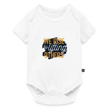 nous nous levons en soulevant les autres - Body à manches courtes Premium Bébé - blanc - Devant