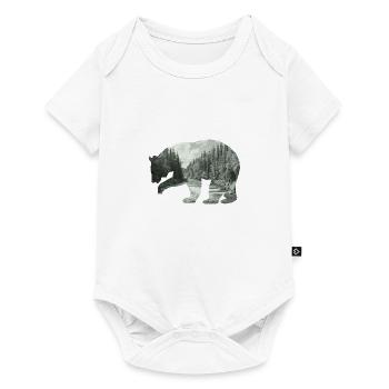 Canadian wildlife - Baby Premium short-sleeve bodysuit - white - Front