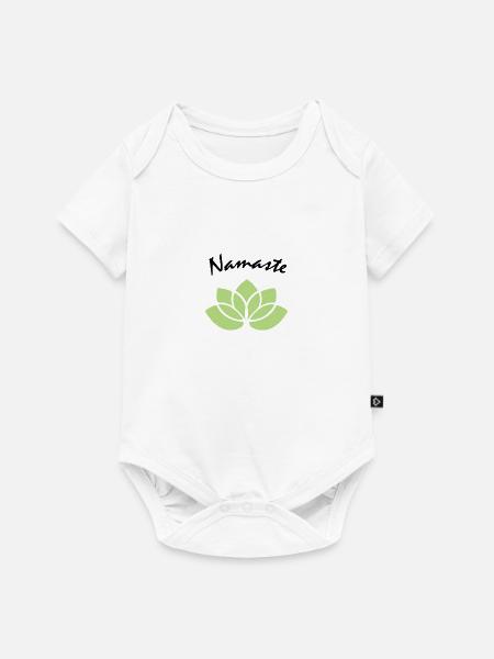 Namaste - Baby Premium Kurzarmbody - Weiß