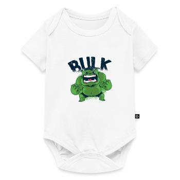 Bear bulk - Bear masses - Muscle strength - Monster - Baby Premium short-sleeve bodysuit - white - Front