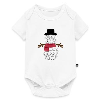 JOYEUX NOEL ET BONNE ANNÉE - Body à manches courtes Premium Bébé - blanc - Devant