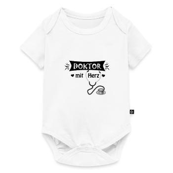 Doktor - Baby Premium Kurzarmbody - Weiß - Vorne