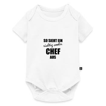 This is how a really cool boss looks like a gift idea - Baby Premium short-sleeve bodysuit - white - Front