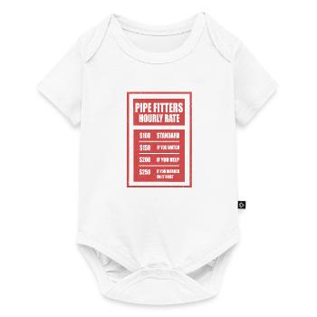 Tuyaux Monteurs De Tuyaux - Body à manches courtes Premium Bébé - blanc - Devant