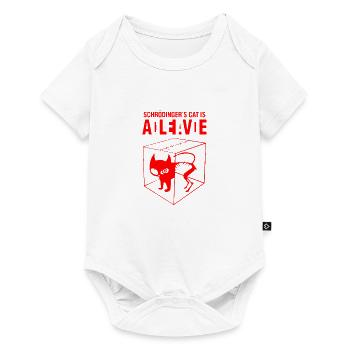 Schrödingers Cat - Baby Premium Kurzarmbody - Weiß - Vorne