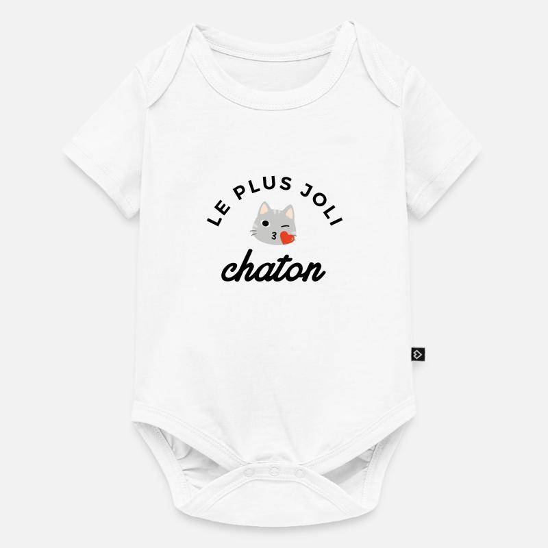 Chaton - Body à manches courtes Premium Bébé - blanc