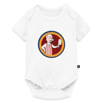 Metzger - Baby Premium Kurzarmbody - Weiß - Vorne