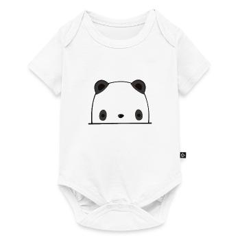 Panda - Body à manches courtes Premium Bébé - blanc - Devant